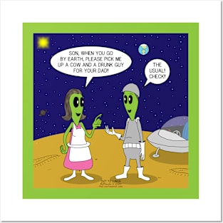 Alien Shopping Posters and Art